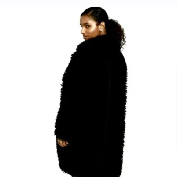 Wild Fable Black Teddy coat Sz XS - Picture 5 of 5